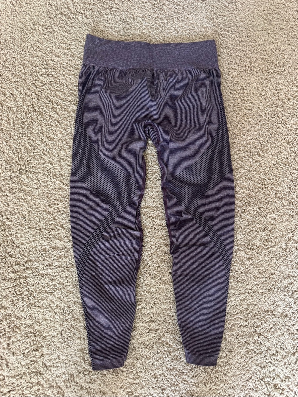 Gymshark Seamless High-Waist Leggings in Deep Violet